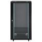 Preview: 22U Netzwerkschrank 19" IP20 Schwarz 60x60x120 cm