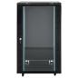 Preview: 18U Netzwerkschrank 19" IP20 Schwarz 60x60x100 cm