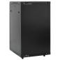 Preview: 18U Netzwerkschrank 19" IP20 Schwarz 60x60x100 cm