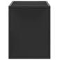 Preview: TV-Schrank Schwarz 80x31x39,5 cm Holzwerkstoff und Metall