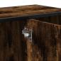 Preview: Waschbeckenunterschrank Räuchereiche 80x33x60 cm Holzwerkstoff
