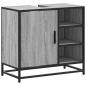 Preview: Waschbeckenunterschrank Grau Sonoma 65x33x60 cm Holzwerkstoff