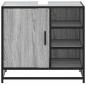 Preview: Waschbeckenunterschrank Grau Sonoma 65x33x60 cm Holzwerkstoff