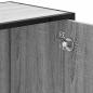 Preview: Waschbeckenunterschrank Grau Sonoma 65x33x60 cm Holzwerkstoff