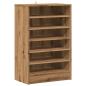 Preview: Schuhschrank Artisan-Eiche 60x35x92 cm Holzwerkstoff