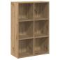 Preview: Bücherregal/Sideboard Artisan-Eiche 66x30x98 cm Holzwerkstoff