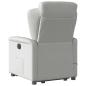Preview: Massagesessel mit Aufstehhilfe Wolkengrau Stoff
