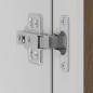 Preview: Küchen-Hängeschrank mit Glastür Porto Braun Eichen-Optik
