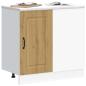 Preview: Küchenunterschrank Kalmar Artisan-Eiche Holzwerkstoff