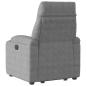 Preview: Massagesessel mit Aufstehhilfe Dunkelgrau Mikrofasergewebe
