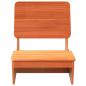 Preview: Gartenstuhl Wachsbraun 60x64x70,5 cm Massivholz Kiefer