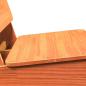 Preview: Gartenstuhl Wachsbraun 60x64x70,5 cm Massivholz Kiefer
