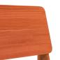 Preview: Gartenstuhl Wachsbraun 60x64x70,5 cm Massivholz Kiefer