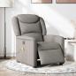 Preview: Massagesessel Elektrisch Taupe Stoff