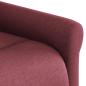 Preview: Massagesessel Elektrisch Weinrot Stoff