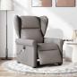 Preview: Massagesessel Elektrisch Taupe Stoff
