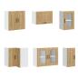 Preview: 11-tlg. Küchenschrank-Set Kalmar Artisan-Eiche Holzwerkstoff