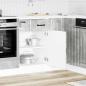 Preview: Küchen-Unterschrank Lucca Betongrau Holzwerkstoff