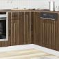 Preview: Küchen-Eckunterschrank Lucca Braun Eichen-Optik Holzwerkstoff