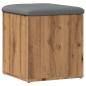 Preview: Sitzbank mit Stauraum Artisan-Eiche 42x42x45 cm Holzwerkstoff