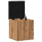Preview: Sitzbank mit Stauraum Artisan-Eiche 42x42x45 cm Holzwerkstoff