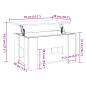 Preview: Couchtisch Altholz-Optik 79x49x41 cm Holzwerkstoff