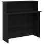 Preview: Empfangstheke Schwarz 100x50x103,5 cm Holzwerkstoff