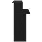 Preview: Empfangstheke Schwarz 100x50x103,5 cm Holzwerkstoff