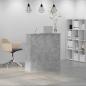 Preview: Empfangstheke Betongrau 100x50x103,5 cm Holzwerkstoff