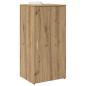 Preview: ARDEBO.de - Lagerschrank Artisan-Eiche 50x45x103,5 cm Holzwerkstoff