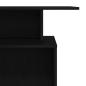 Preview: Empfangstheke Schwarz 100x40x104 cm Holzwerkstoff