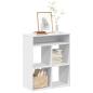 Preview: ARDEBO.de - Bücherregal Weiß 66x31x80 cm Holzwerkstoff