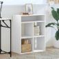 Preview: Bücherregal Weiß 66x31x80 cm Holzwerkstoff
