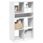 Preview: ARDEBO.de - Bücherregal Weiß 66x31x112 cm Holzwerkstoff
