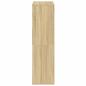Preview: Bücherregal Sonoma-Eiche 66x31x112 cm Holzwerkstoff