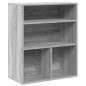 Preview: Bücherregal Grau Sonoma 60x30x71,5 cm Holzwerkstoff