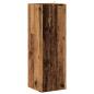 Preview: Eckregal Altholz-Optik 33x33x100 cm Holzwerkstoff