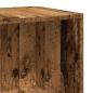 Preview: Eckregal Altholz-Optik 33x33x100 cm Holzwerkstoff