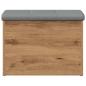 Preview: Sitzbank mit Stauraum Artisan-Eiche 62x42x45 cm Holzwerkstoff