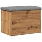Preview: Sitzbank mit Stauraum Artisan-Eiche 62x42x45 cm Holzwerkstoff