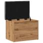 Preview: Sitzbank mit Stauraum Artisan-Eiche 62x42x45 cm Holzwerkstoff