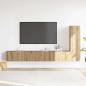 Preview: 3-tlg. TV-Schrank-Set Wandmontage Artisan-Eiche Holzwerkstoff