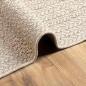 Preview: Teppich ZIZUR Creme 240x340 cm Jute-Optik Indoor und Outdoor