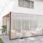 Preview: Transparente Plane mit Ösen 6x12 m Polyethylen