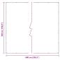 Preview: Transparente Plane mit Ösen 5x6 m PVC