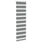 Preview: Zebra Jalousie Dunkelgrau 45x150cm Stoffbreite 40,9cm Polyester