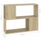 Preview: TV-Schrank Sonoma-Eiche 80x24x63 cm Holzwerkstoff