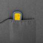 Preview: Massagesessel Elektrisch Hellgrau Stoff