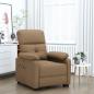 Preview: ARDEBO.de - Relaxsessel Elektrisch Braun Stoff
