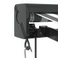 Preview: Markise Einziehbar Anthrazit & Weiß 3,5x2,5 m Stoff & Aluminium